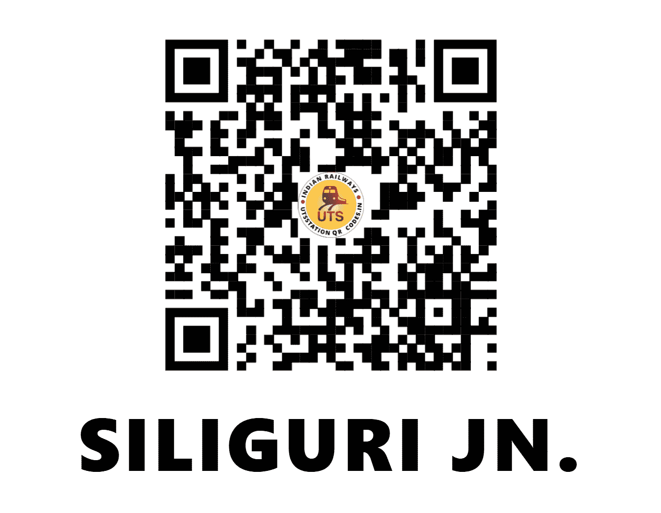 UTS QR Code for SILIGURI JN. - SGUJ (NF - WEST BENGAL)